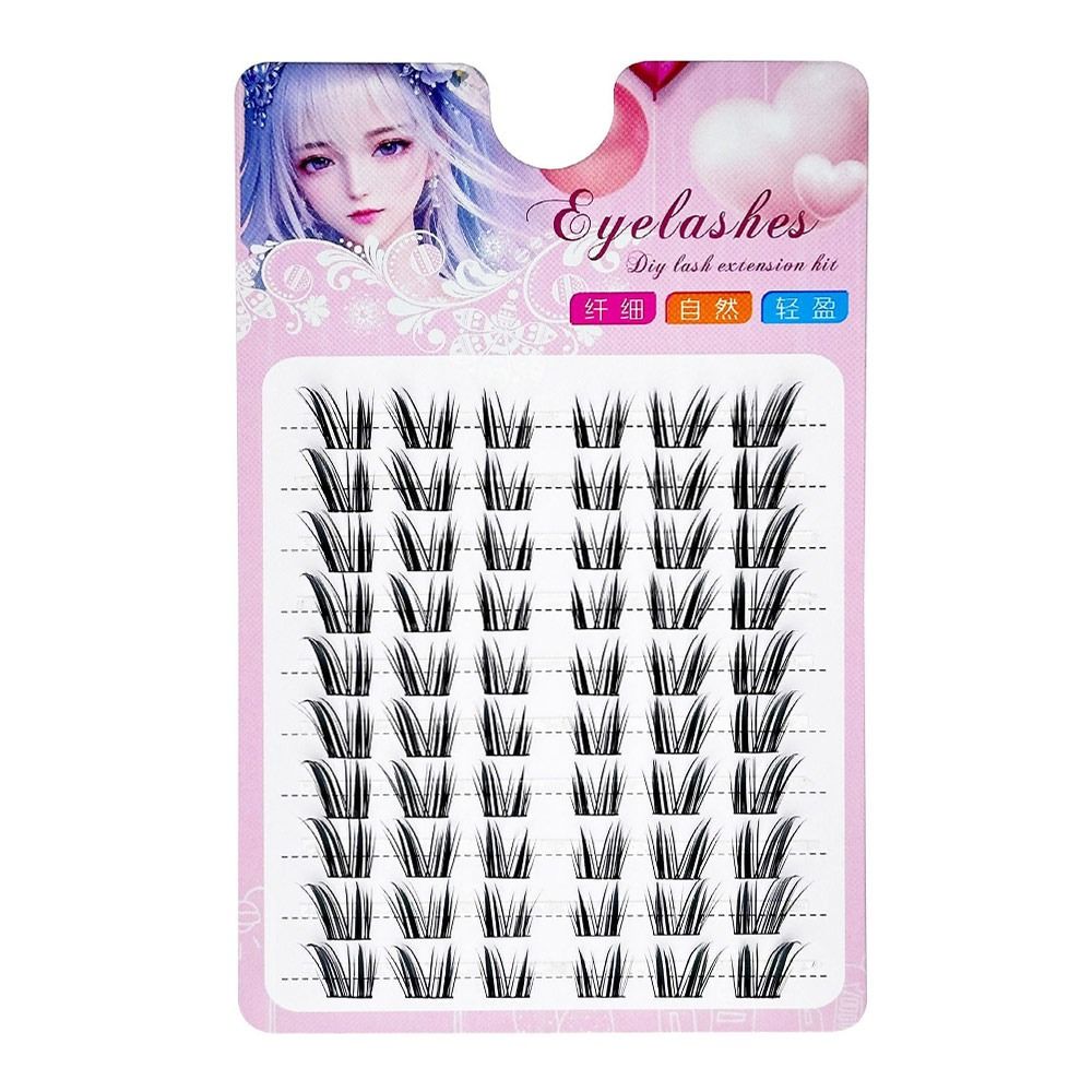 Eyelash Extension Wet Look - 12mm Cat Eye Fairy Lash Clusters