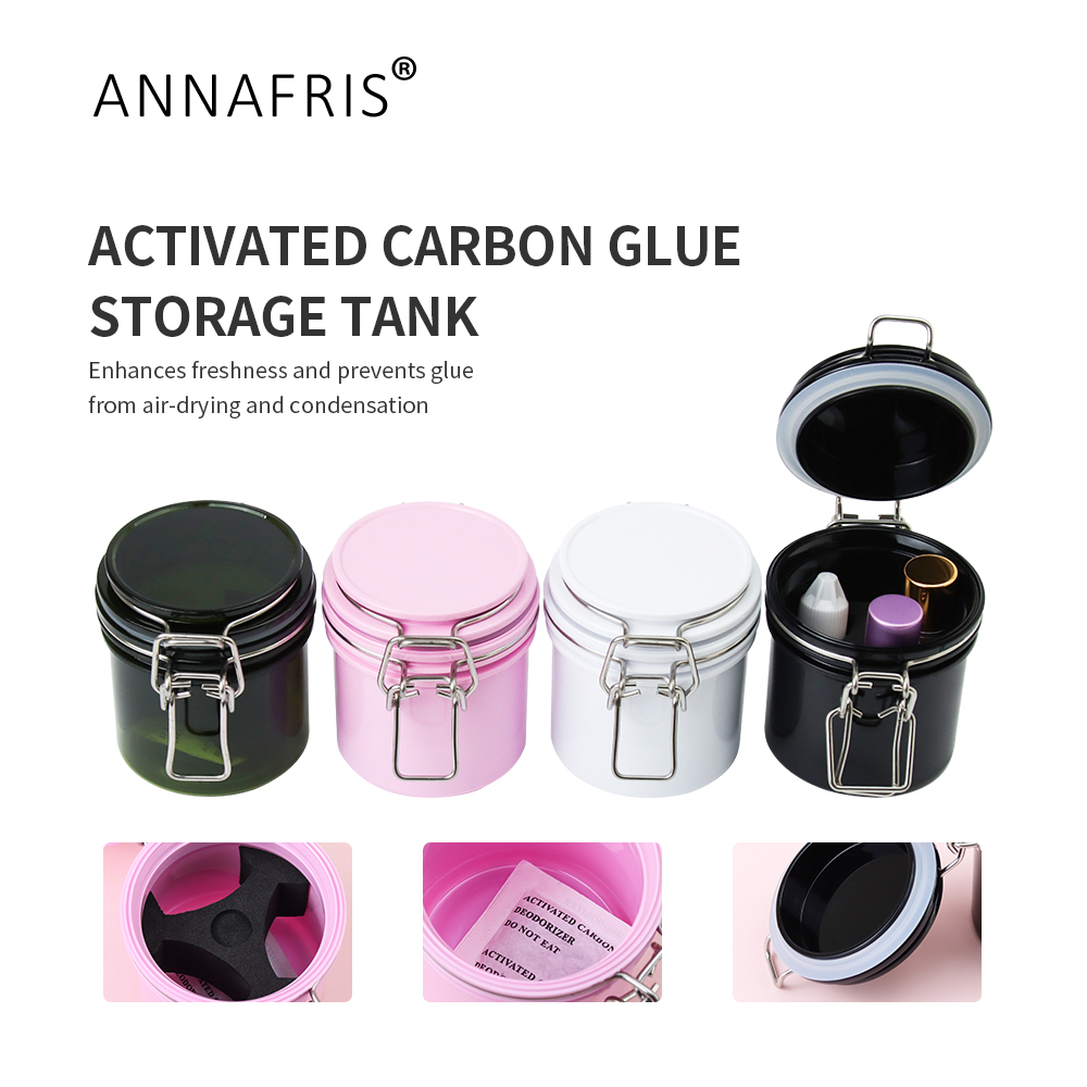 Eyelash Extension Double Lash - ANNAFRIS Eyelash Glue Storage Tank Individual