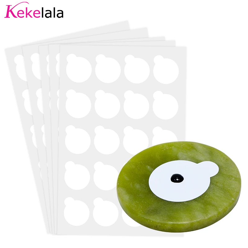 Eyelash Extension Double Lash - 100pcs Eyelash Extension Glue Stickers Shim