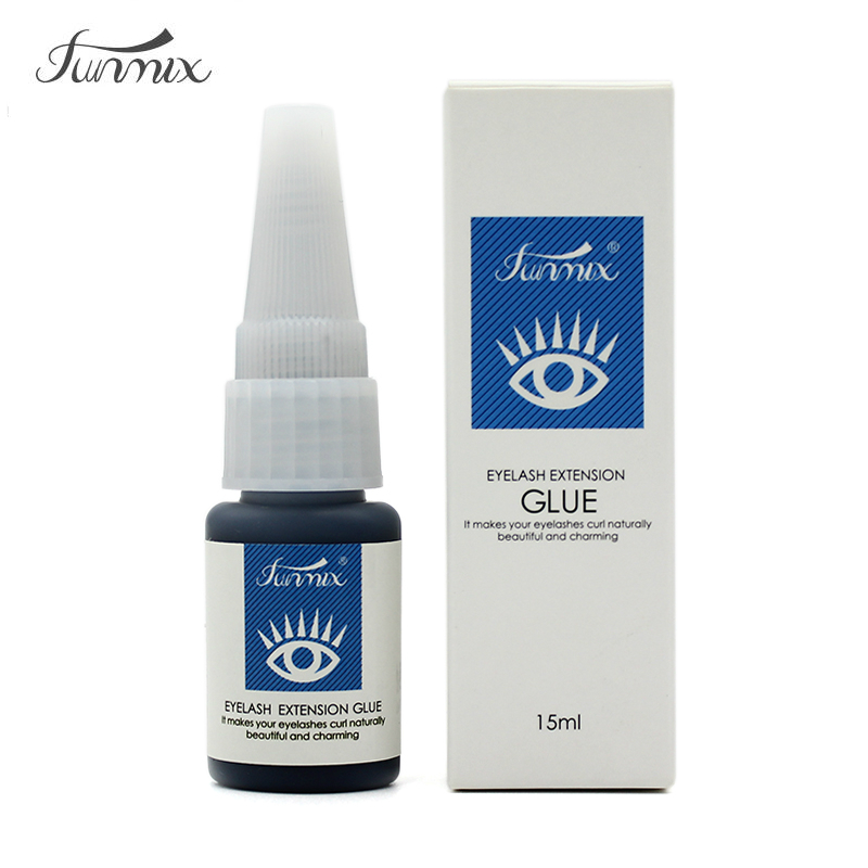 Eyelash Extension Eye Irritation - 15ml Funmix Korea Imported Black Eyelash
