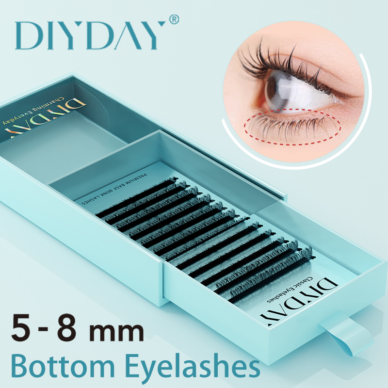 Eyelash Extension Natural Classic - DIYDAY Bottom Eyelash Extension B/C 5mm