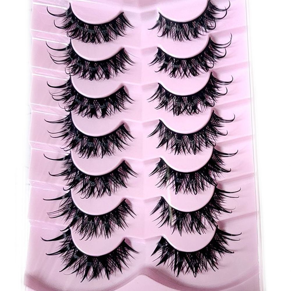 Eyelash Extension Wet Look - Wispy Wet Look Manga Eyelashes Fluffy