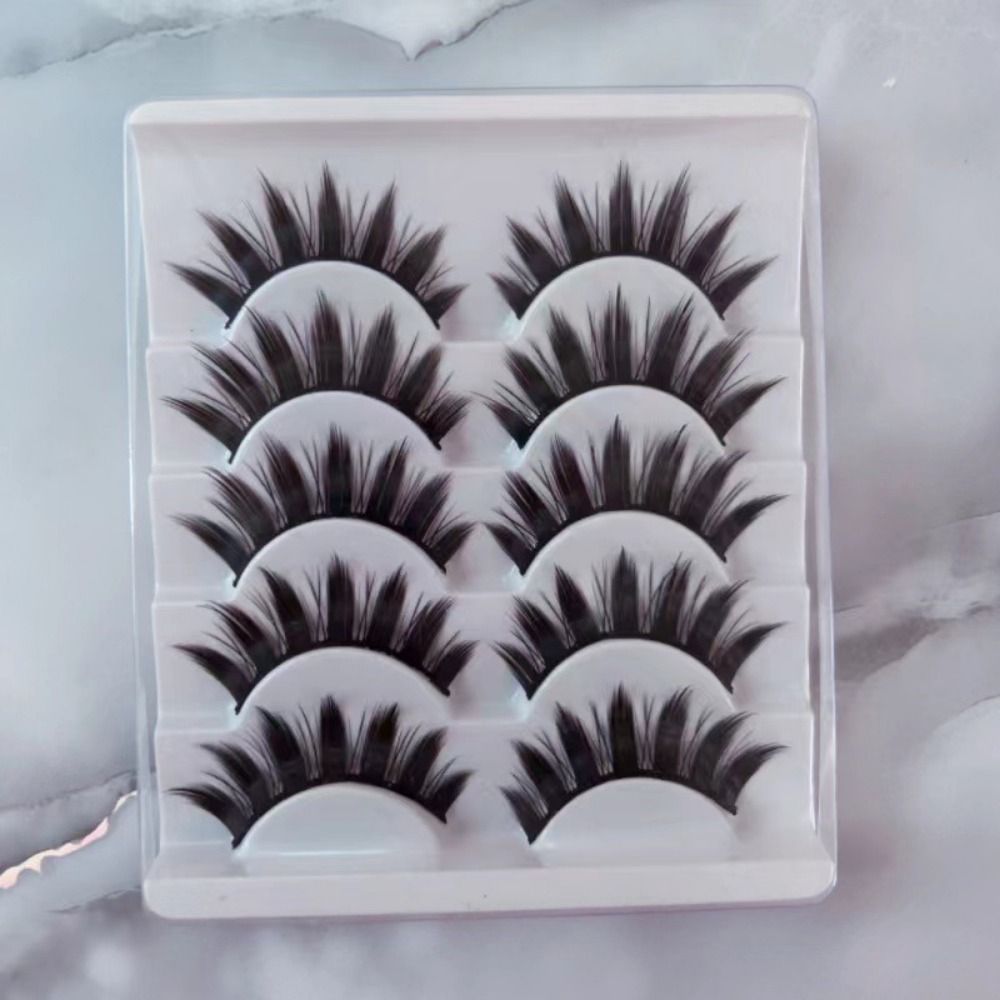 Eyelash Extension Wet Look - Natural Wet Look Manga Lashes Dramatic