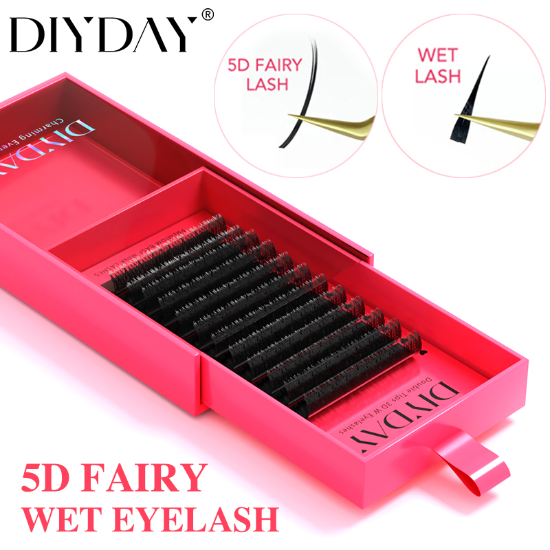 Eyelash Extension Wet Look - DIYDAY 5D Fairy Eyelash Extension Premade