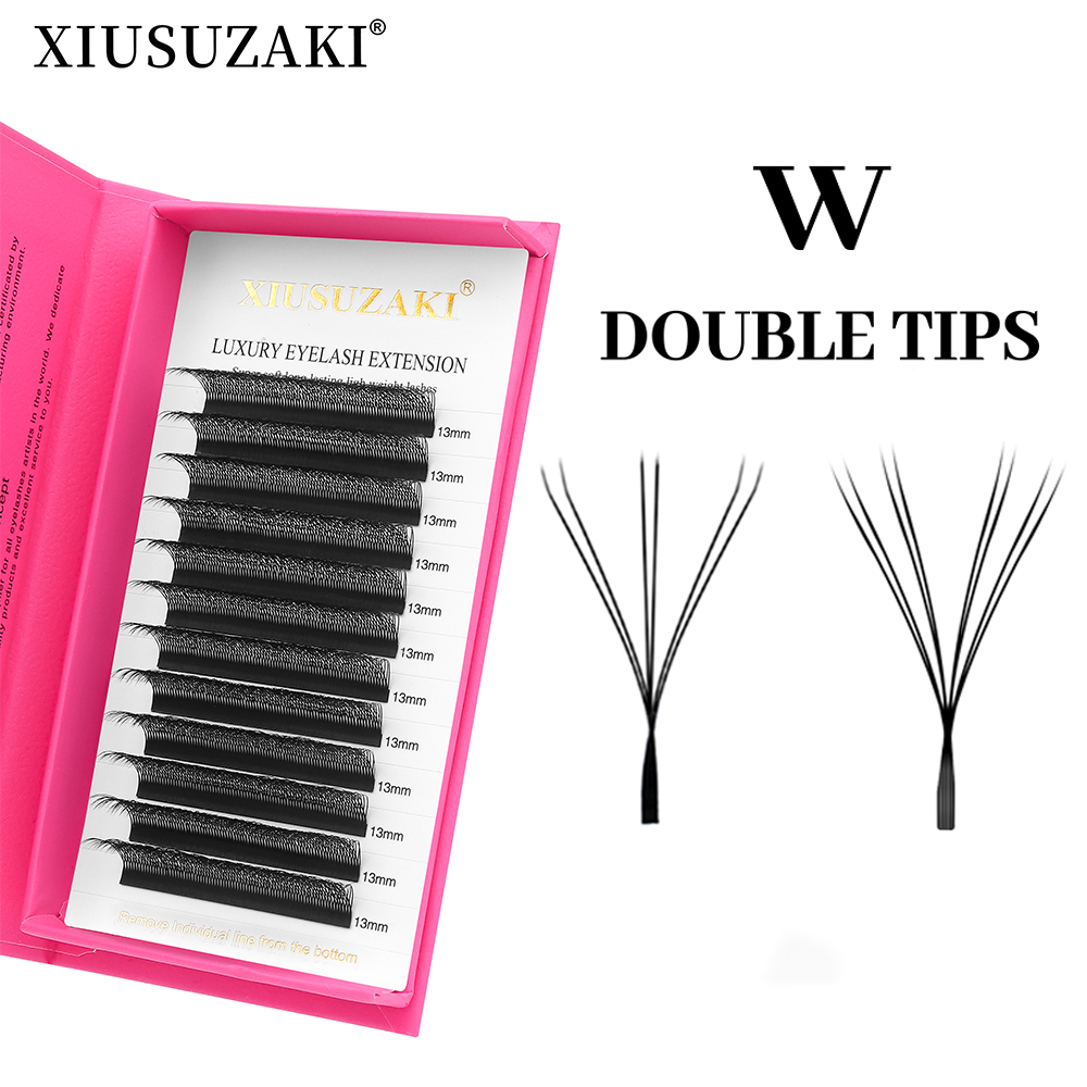 XIUSUZAKI Double Tips 3D 4D W  - Eyelash Extension Double Volume recension och pris