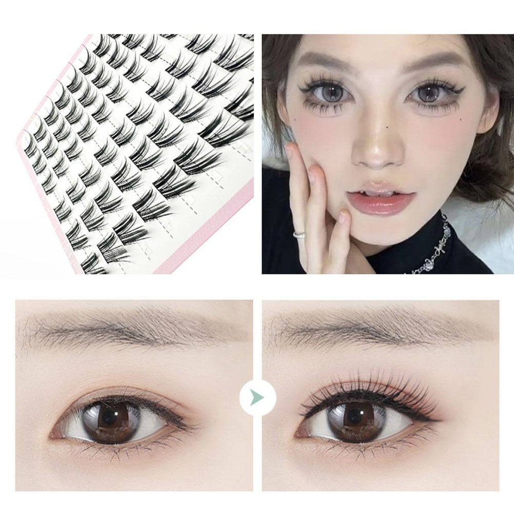 12mm Cat Eye Fairy Lash Cluste - Eyelash Extension Wet Look recension och pris