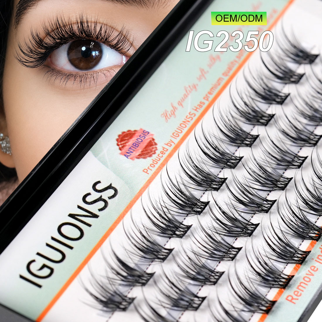 IGUIONSS OEM ODM Segmented Eye - Eyelash Extension For Asian Eyes recension och pris
