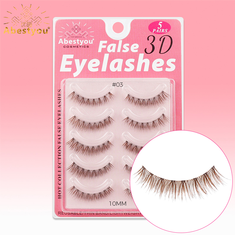 Abestyou 5pair Short Lighter 7 - Eyelash Extension Japan recension och pris