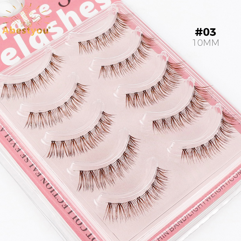 Abestyou 5pair Short Lighter 7 - Eyelash Extension Japan recension och pris