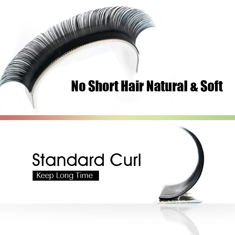 MASSCAKU All Size 1 Tray 16 Ro - Eyelash Extension Natural Classic recension och pris