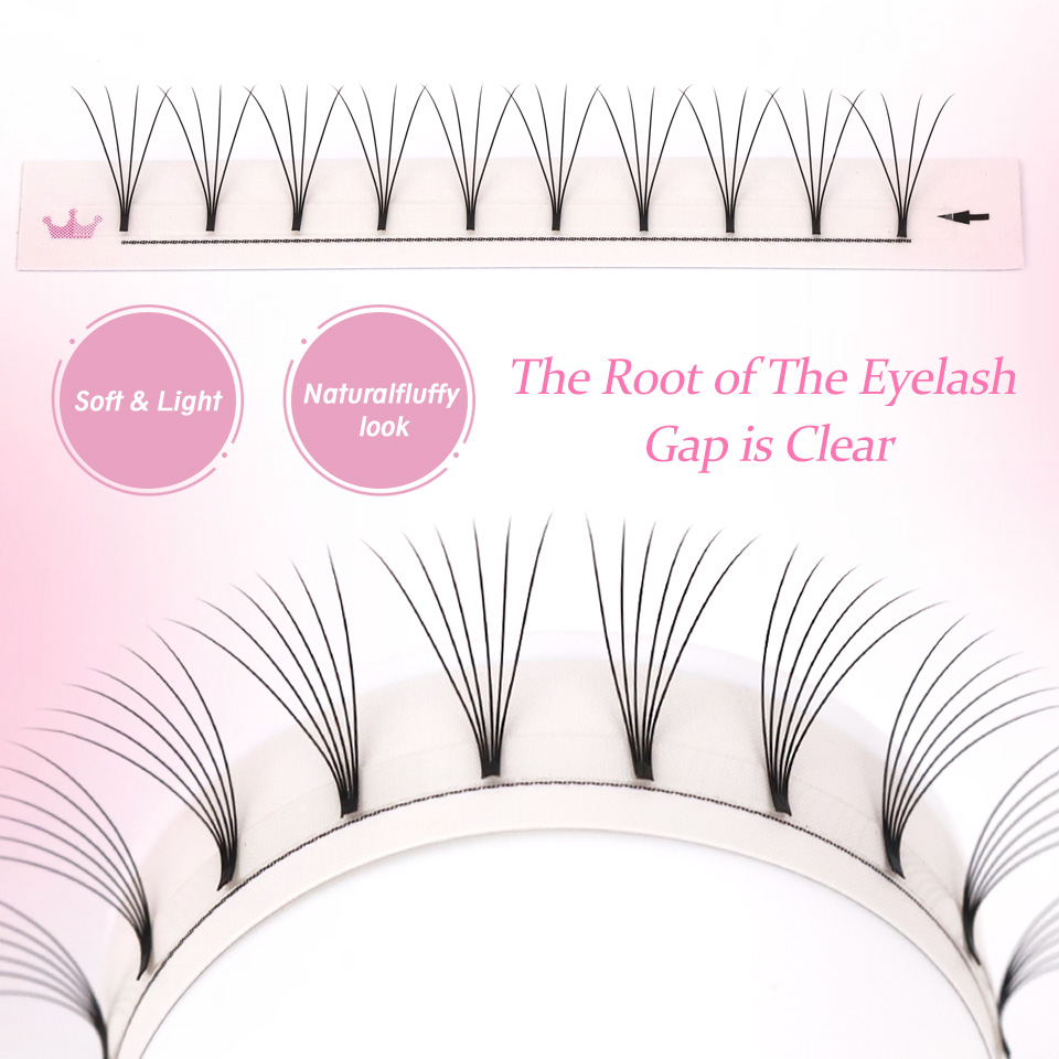 AGUUD Soft Natural Premade Vol - Eyelash Extension For Asian Eyes recension och pris