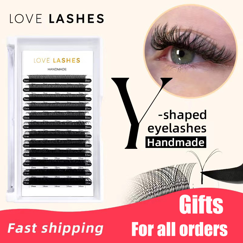 LOVE LASHES YY Shape Lash Fake - Eyelash Extension Double Volume recension och pris