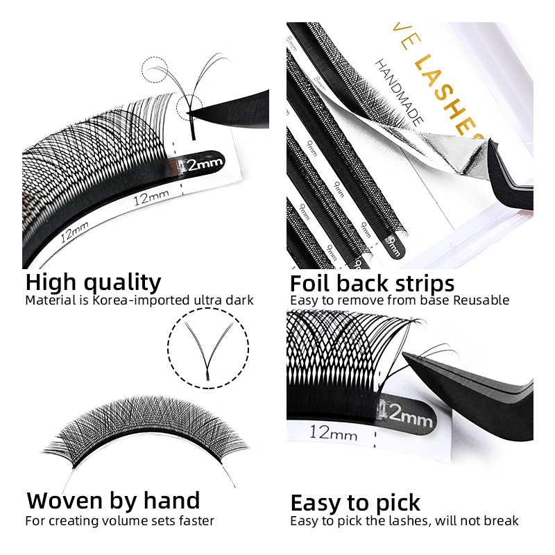 LOVE LASHES YY Shape Lash Fake - Eyelash Extension Double Volume recension och pris
