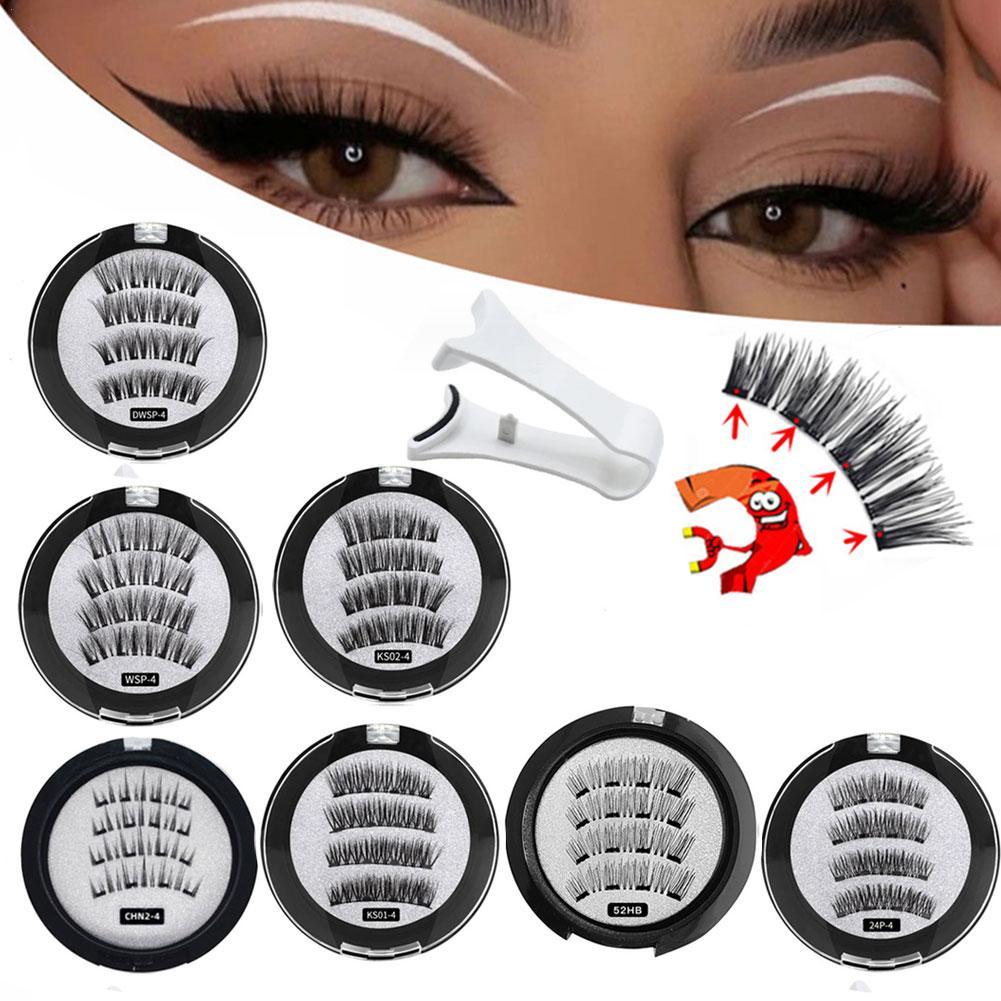 2 Pair 3D Magnetic False Eyela - Eyelash Extension For Asian Eyes recension och pris