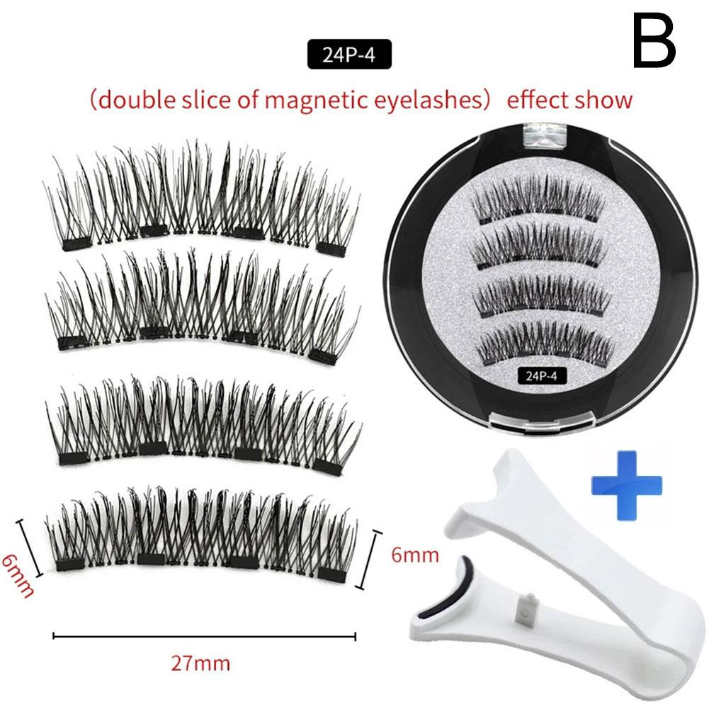 2 Pair 3D Magnetic False Eyela - Eyelash Extension For Asian Eyes recension och pris