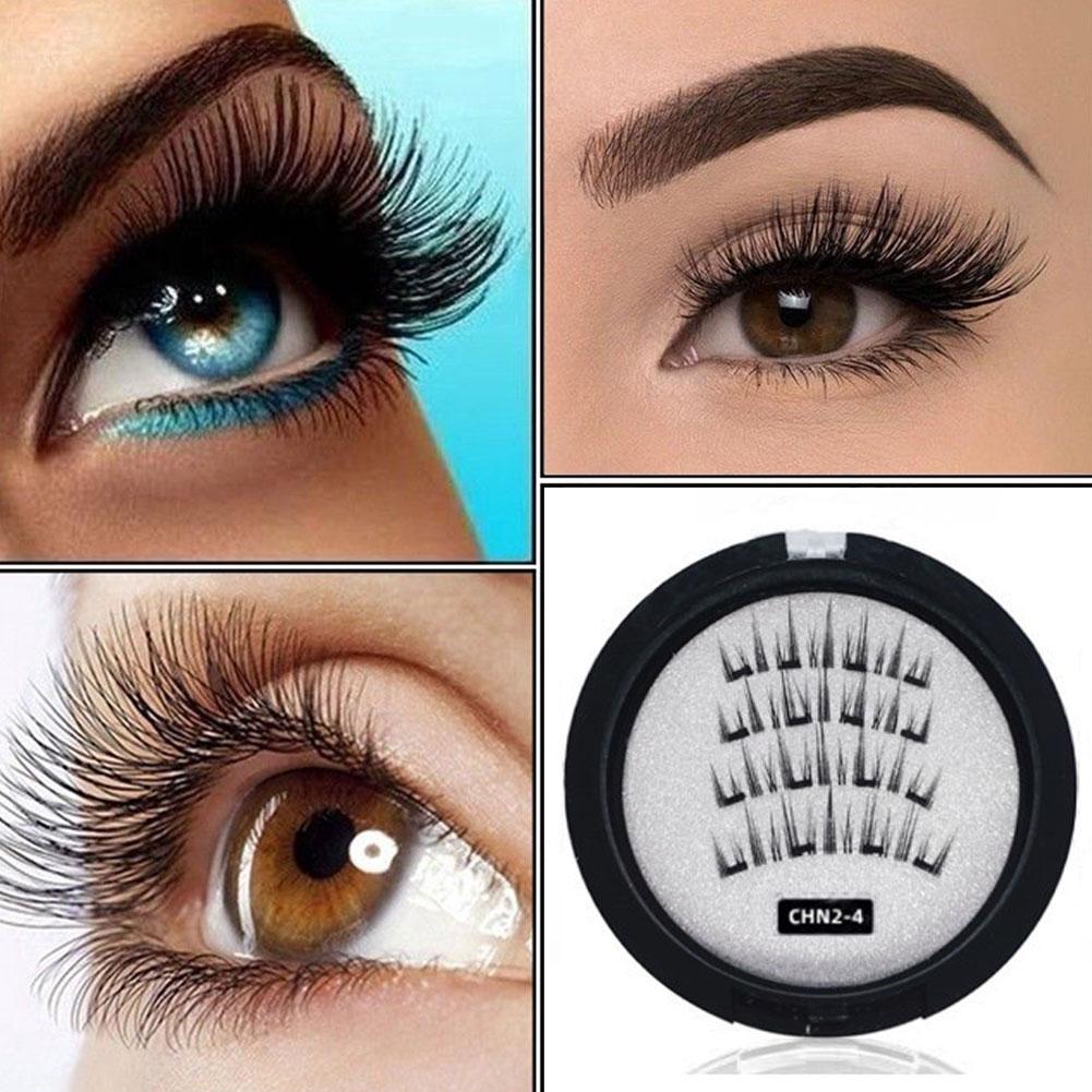 2 Pair 3D Magnetic False Eyela - Eyelash Extension For Asian Eyes recension och pris