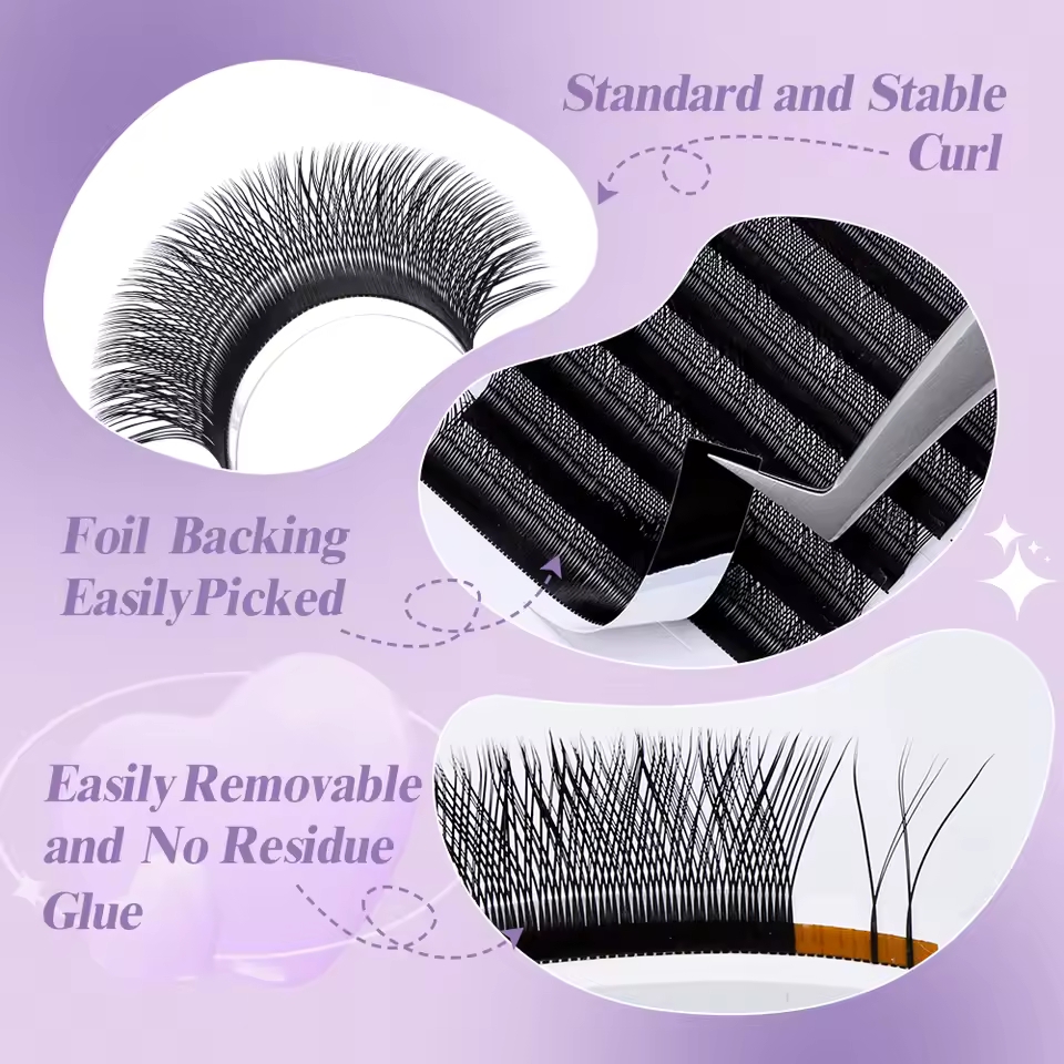 WENDY 2D YY Shape C/D Curl Eya - Eyelash Extension For Asian Eyes recension och pris