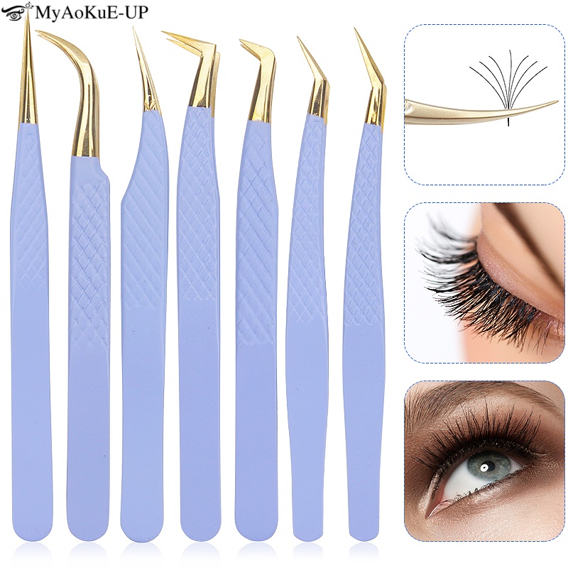 Purple Stainless Steel Eyelash - Refill Eyelash Extension recension och pris