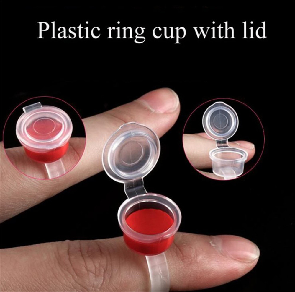 Transparent Tattoo Ink Rings C - Eyelash Extension Permanent recension och pris