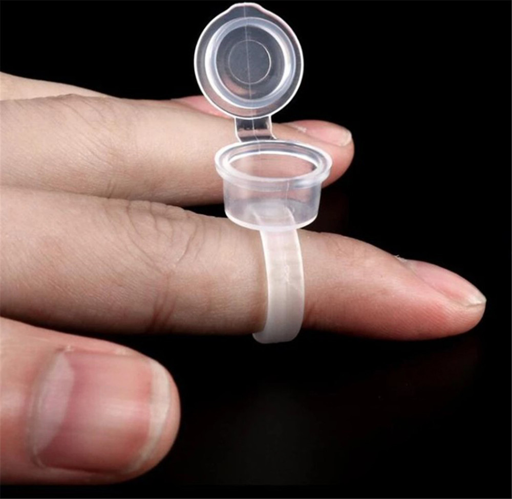 Transparent Tattoo Ink Rings C - Eyelash Extension Permanent recension och pris