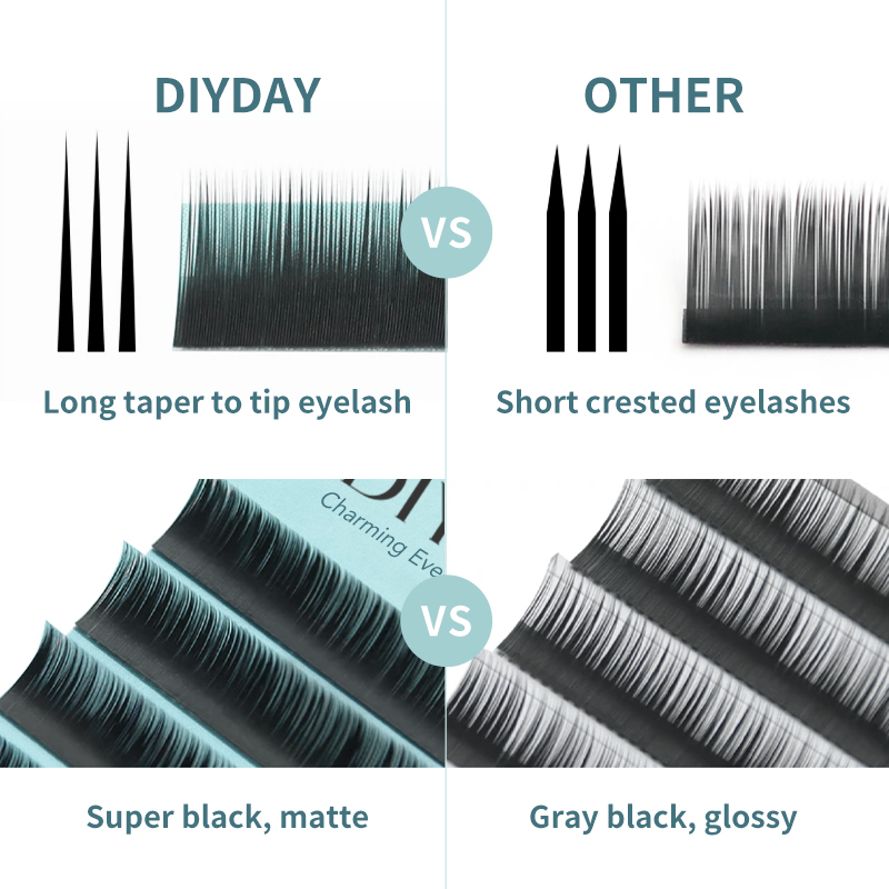DIYDAY Bottom Eyelash Extensio - Eyelash Extension Natural Classic recension och pris