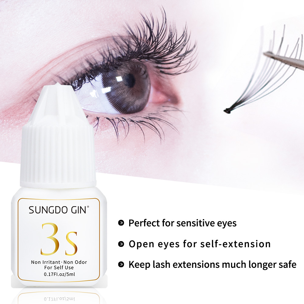 Eyelash Extension Glue 3S Fast - Eyelash Extension Eye Irritation recension och pris