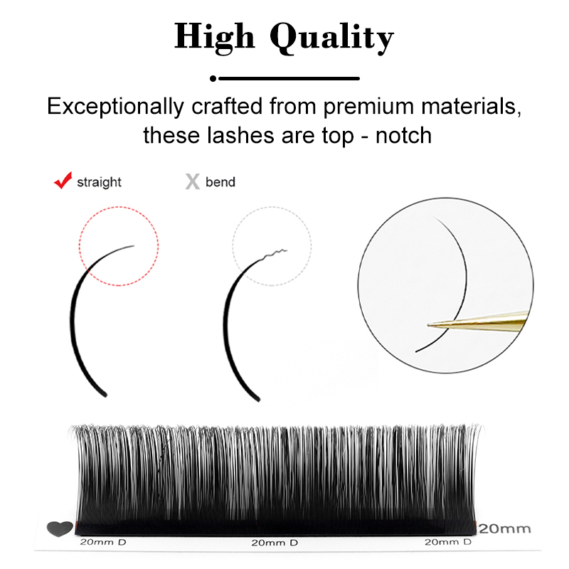 Winky Beauty Custom Your Logo  - Eyelash Extension Natural Classic recension och pris