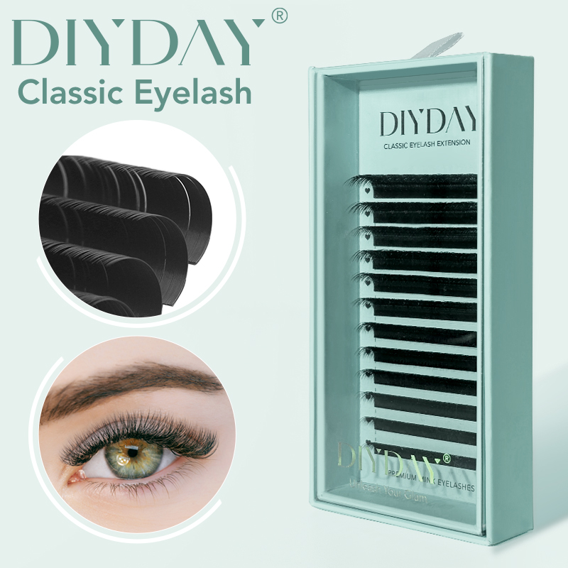DIYDAY 16Rows Mink Lashes Indi - Eyelash Extension Natural Classic recension och pris