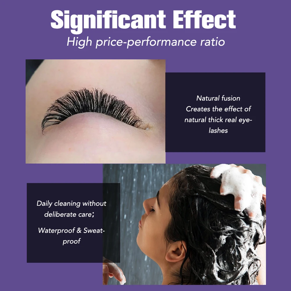 Thin Black Eye Lash Glue 0.5s  - Eyelash Extension Eye Irritation recension och pris