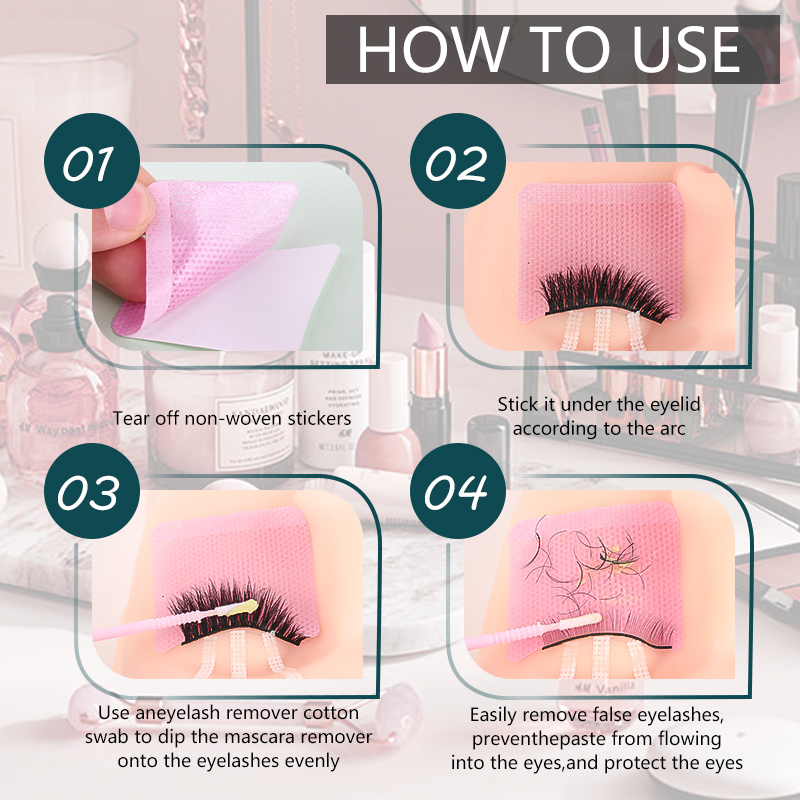 40pcs Eyelash Extension Remove - Eyelash Extension Double Lash recension och pris