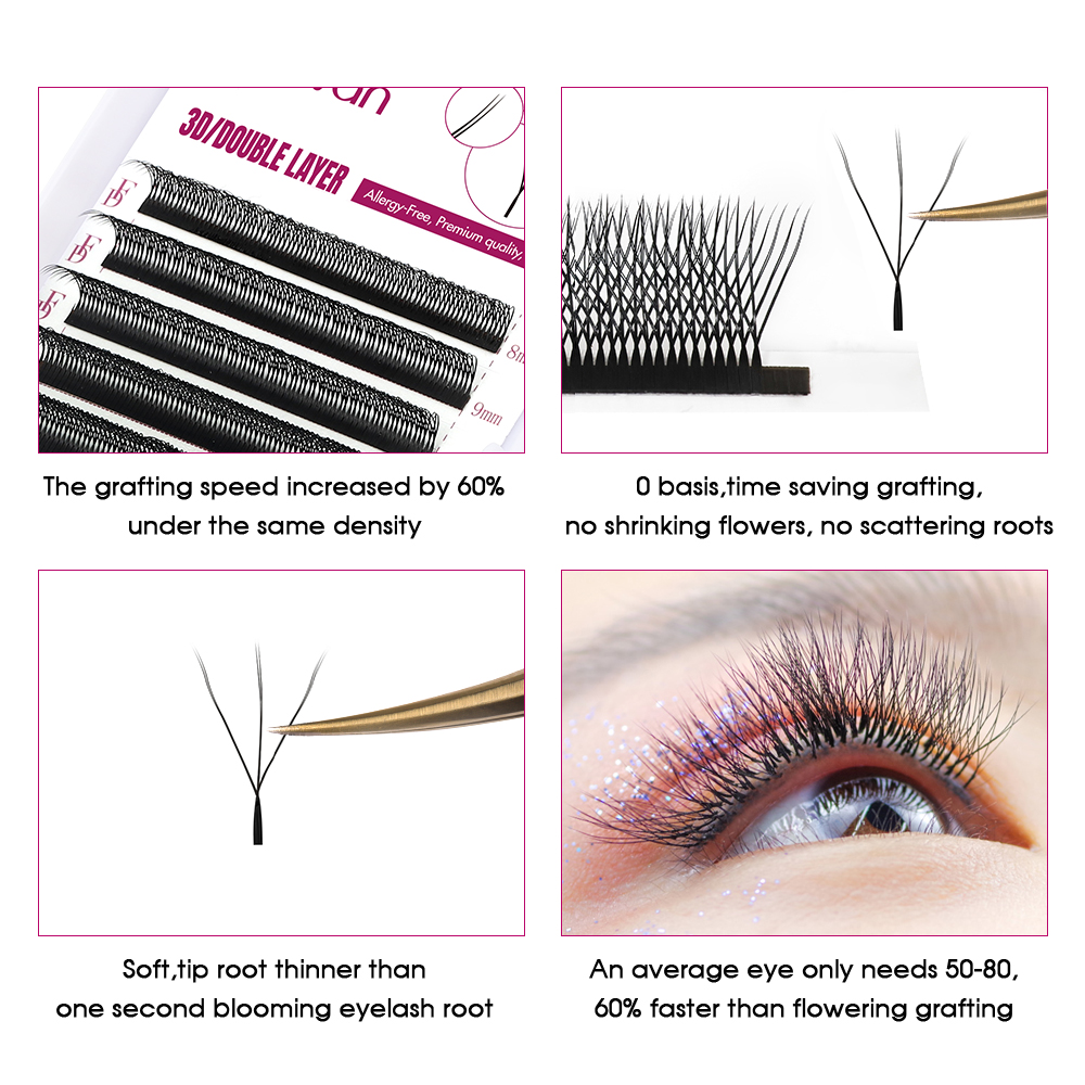 FADVAN 6D-W shaped eyelash ext - Eyelash Extension For Asian Eyes recension och pris