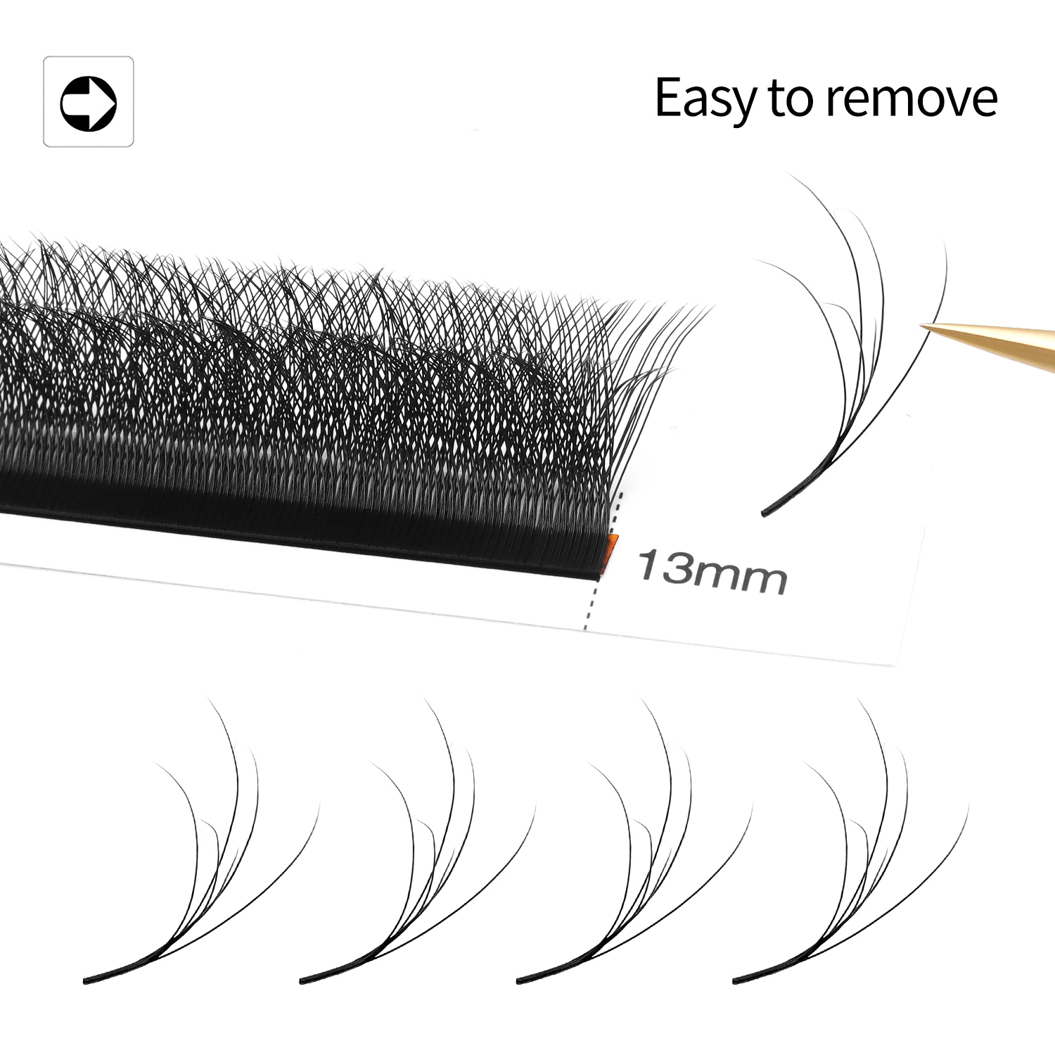XIUSUZAKI Double Layers 3DW La - Eyelash Extension Double Volume recension och pris