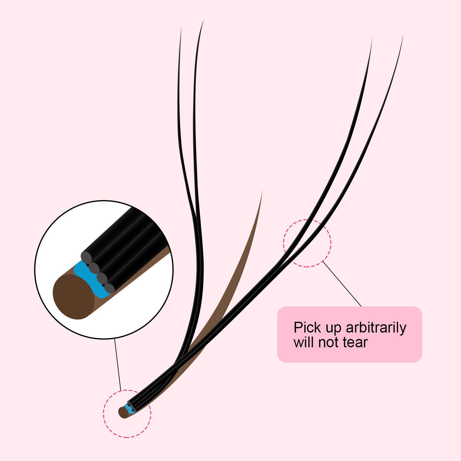 ARISON Brown 2D YY Lashes Doub - Eyelash Extension Double Volume recension och pris