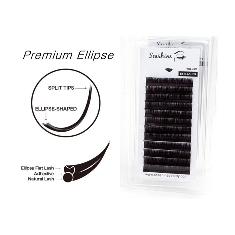 Seashine Ellipse Flat Lashes S - Eyelash Extension For Asian Eyes recension och pris