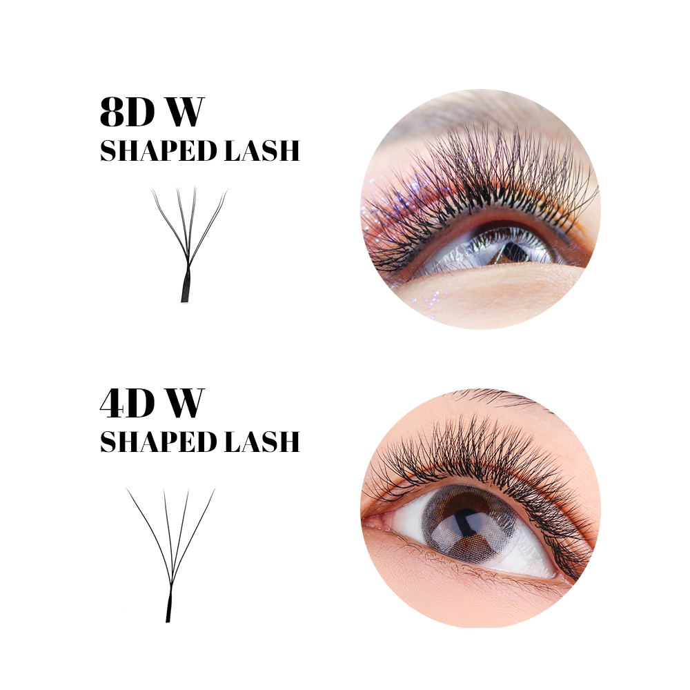 FADVAN W Shape Double Layer Ey - Eyelash Extension For Asian Eyes recension och pris