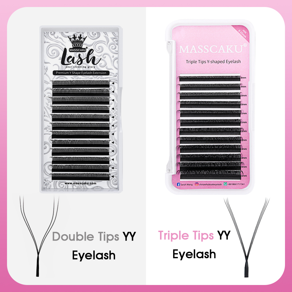 MASSCAKU Hot Selling Natural P - Eyelash Extension Double Volume recension och pris