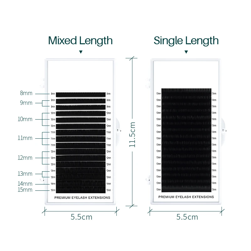 H&L SINCE 1990 16 Row Faux Las - Eyelash Extension Natural Classic recension och pris