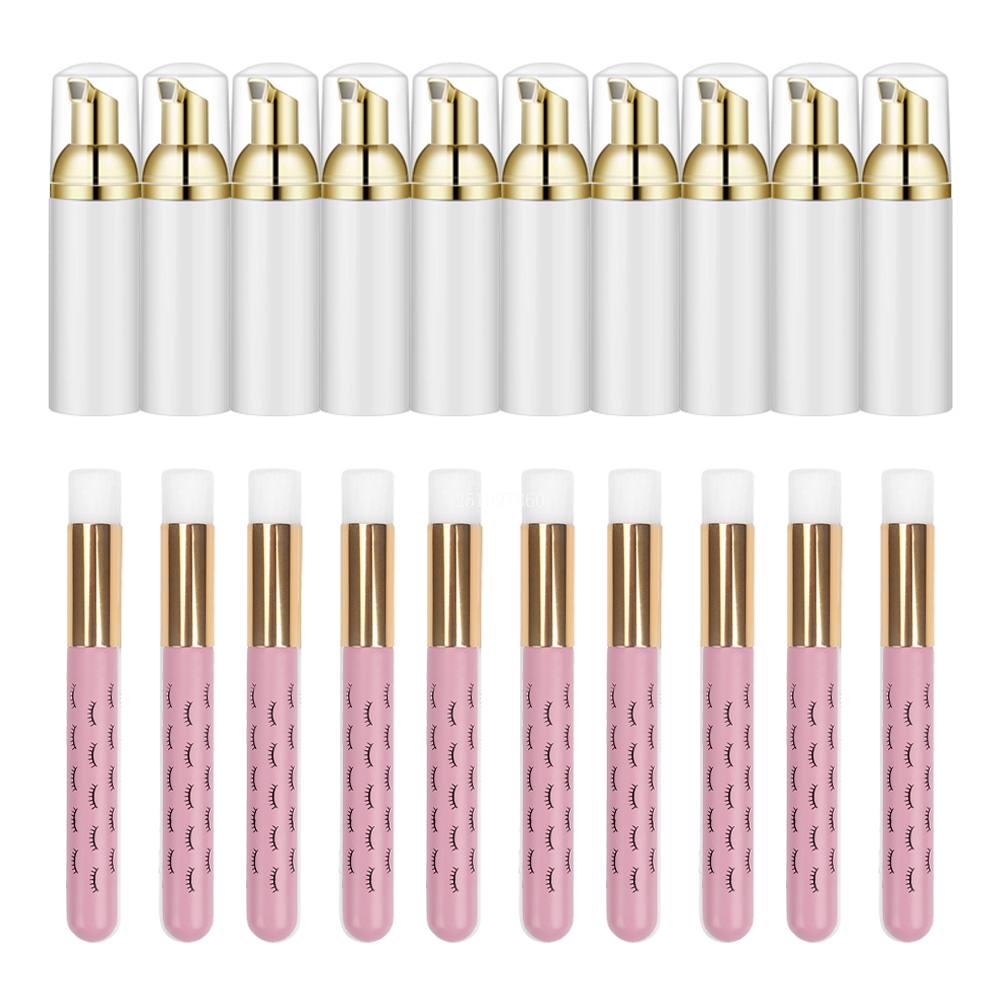 10Pcs 60ml Eyelash Shampoo Mou - Refill Eyelash Extension recension och pris