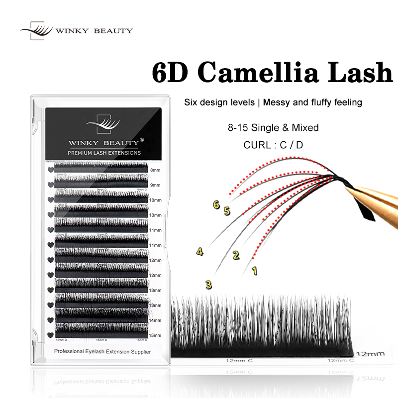 Winky Beauty 6D Wild Eyelashes - Eyelash Extension Double Volume recension och pris