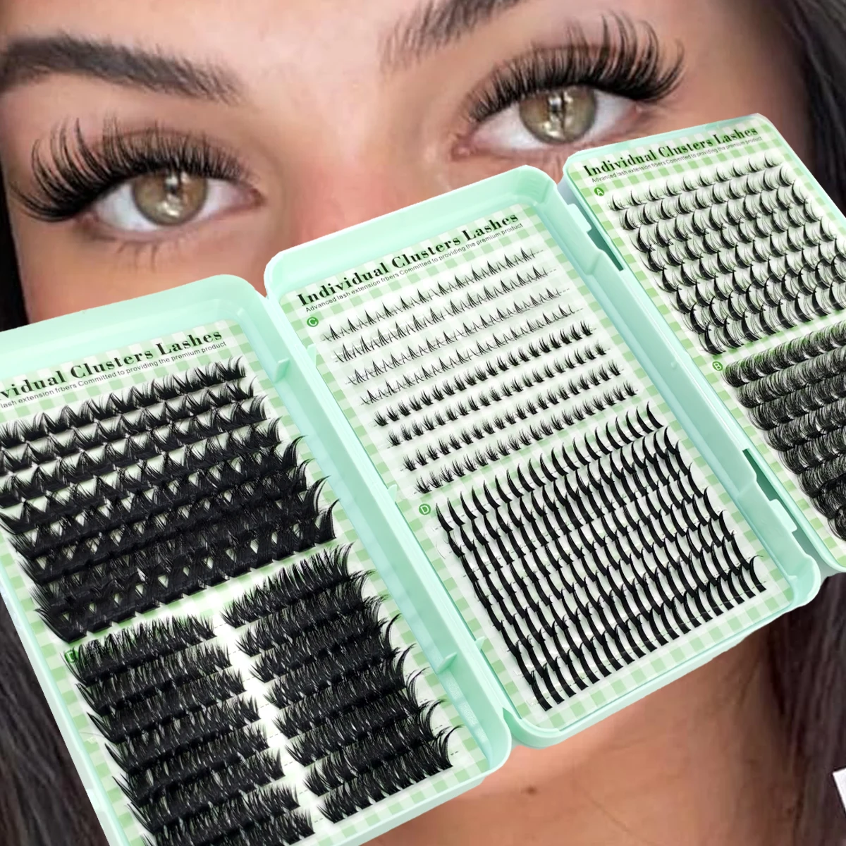 AMSDCN Manga Lash Clusters 780 - Eyelash Extension Wet Look recension och pris